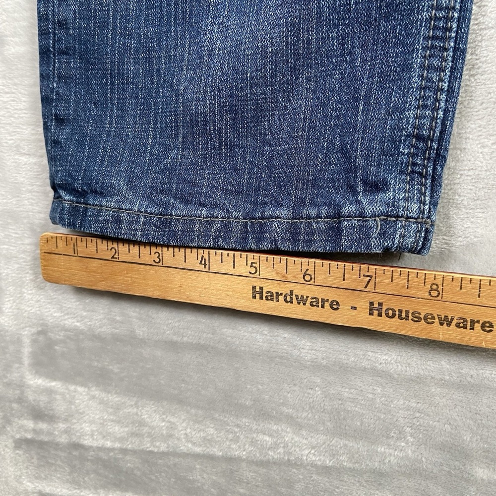 Affliction Jeans mens 34x35 Blue Denim Gage Distressed Grunge Biker Emo Punk Y2K - Picture 12 of 16
